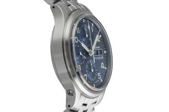 Thumbnail von Sinn 358 SA Flieger Chronograph Blue Dial Stahl Automatik Ref. 358.064 B&P 2023