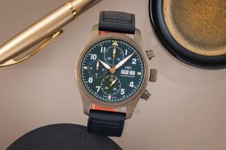 Thumbnail von IWC Fliegeruhr Spitfire Chronograph Fliegerchronograph Spitfire Chronograph Bronze Ref. IW387902 B&P