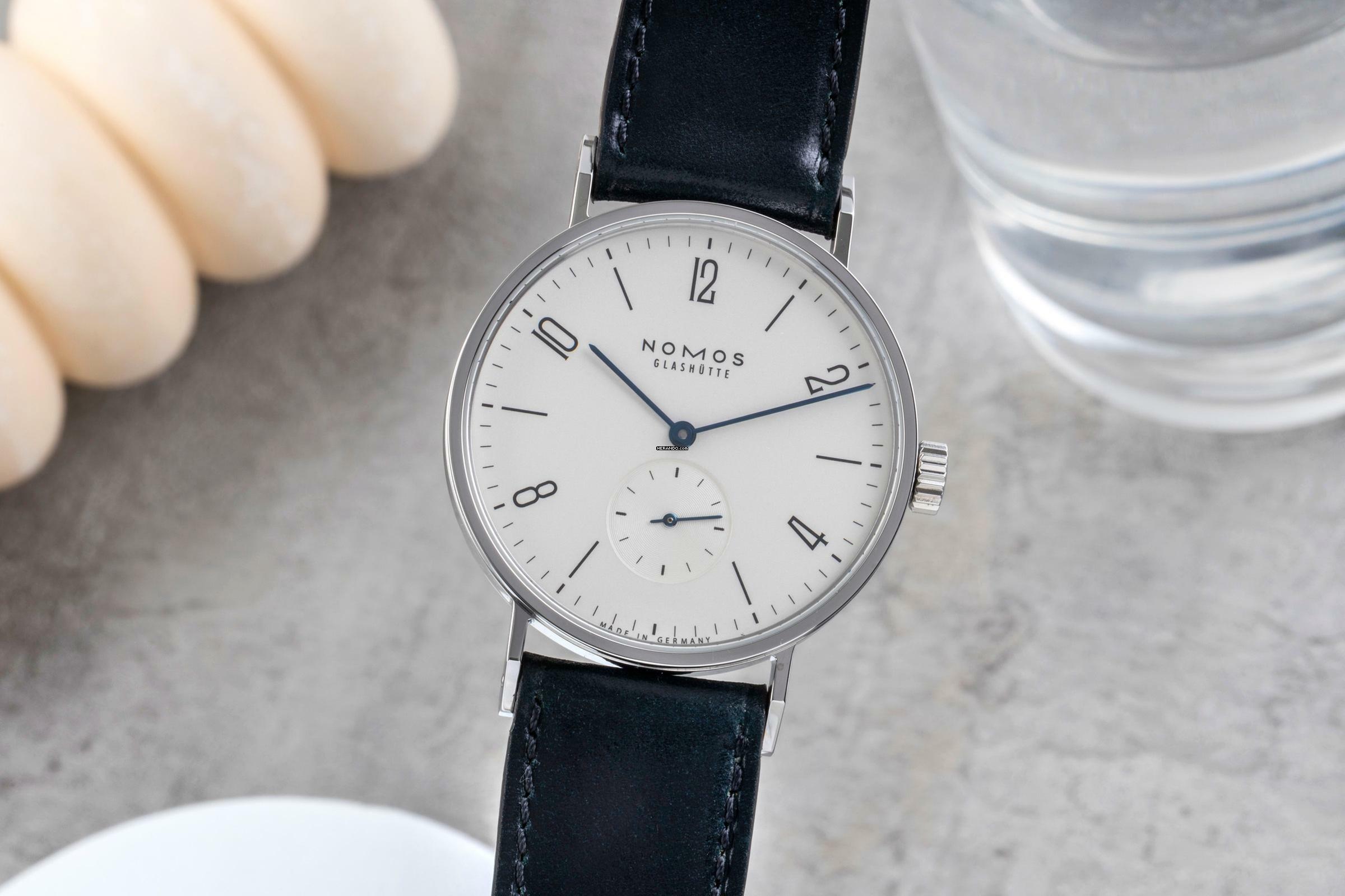 NOMOS Tangomat Glashütte Tangomat Automatik Edelstahl Herrenuhr Ref. 641 Box & Papiere