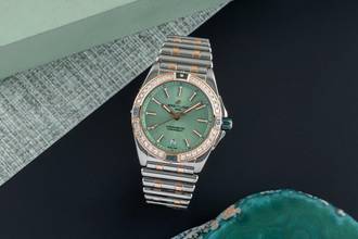 Thumbnail von Breitling Chronomat Super Chronomat Automatic 38 Stahl Rotgold Diamonds Ref. U17356531L1U1