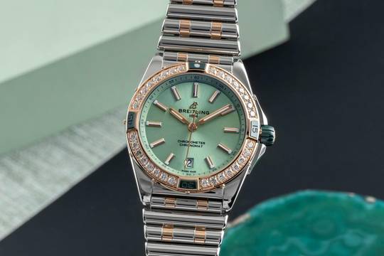  Breitling Chronomat Super Chronomat Automatic 38 Stahl Rotgold Diamonds Ref. U17356531L1U1 