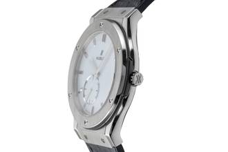 Thumbnail von Hublot Classic Fusion Ultra-Thin Titan Handaufzug Herrenuhr Ref. 515.NX.2210.LR
