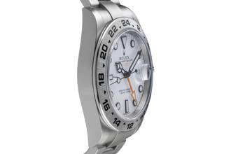 Thumbnail von Rolex Explorer II White Dial Edelstahl Automatik Herrenuhr Ref. 216570 B&P 2020