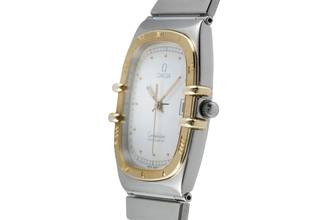 Thumbnail von Omega Constellation Quartz Stahl / Gold Quarz Herrenuhr Ref. 398.0877 Papiere 1986