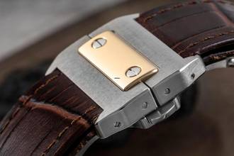 Thumbnail von Cartier Santos 100 XL Stahl / Gold Automatik Herrenuhr Ref. W20077X7 B&P 2004