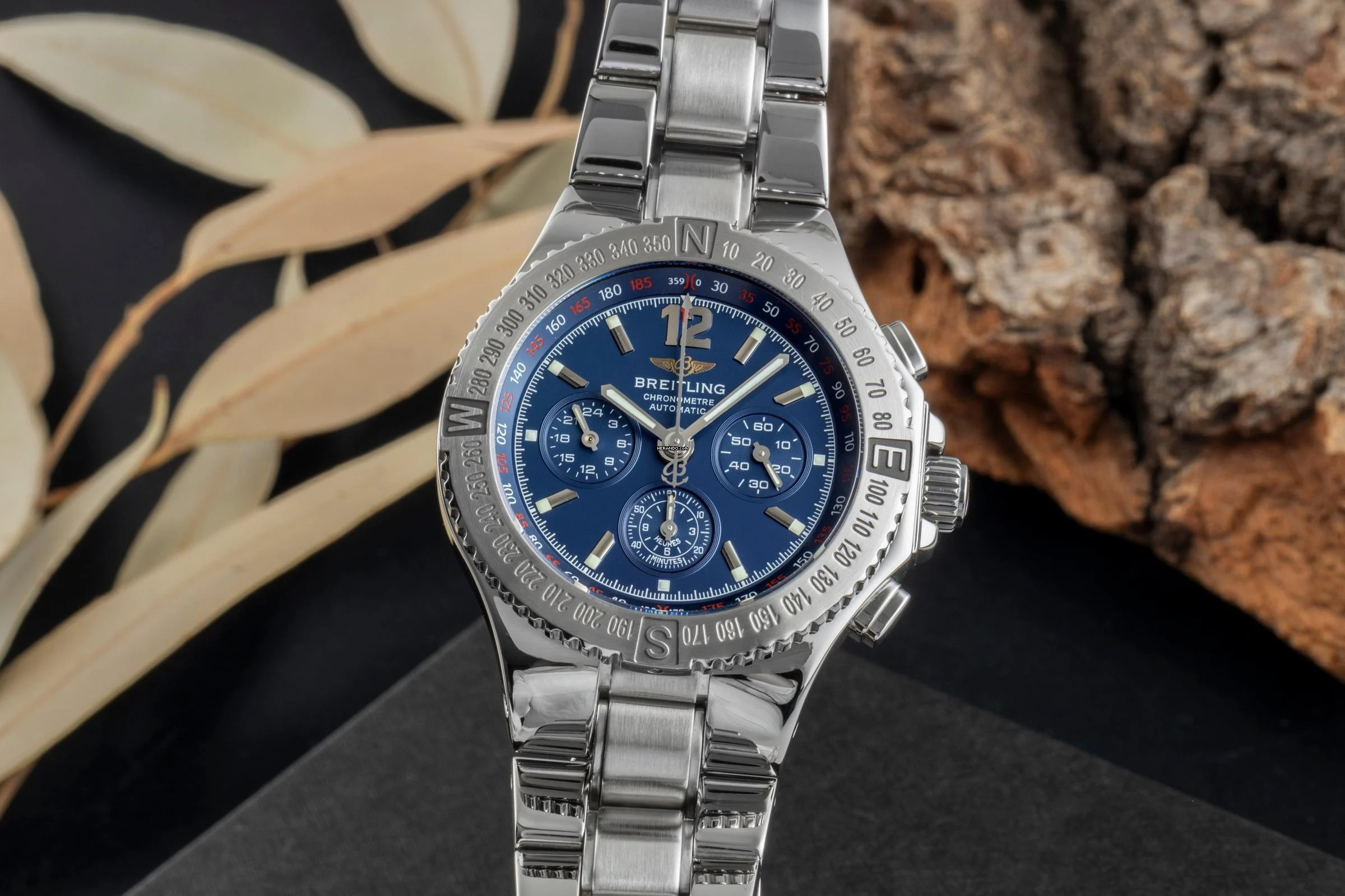 Breitling Hercules Chronograph Automatik Edelstahl Herrenuhr Ref. A39362