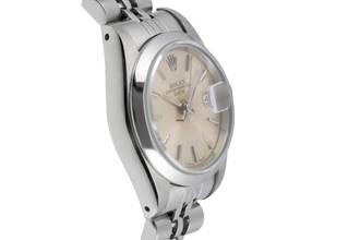 Thumbnail von Rolex Oyster Perpetual Lady Date 26 Gold Dial Oyster Edelstahl Automatik Damenuhr Ref. 69160