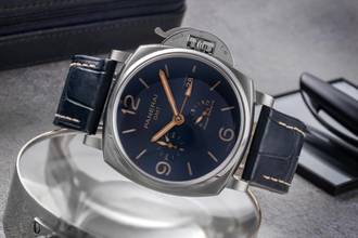 Thumbnail von Panerai Luminor Due GMT Power Reserve Titan Automatik Ref. PAM00964 B&P 2022