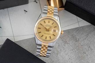 Thumbnail von Rolex Datejust 36 Oyster Perpetual Stahl / Gold Automatik Ref. 16013 Klassiker