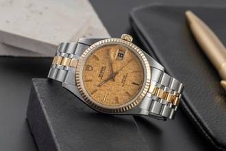 Thumbnail von Tudor Prince Date Stahl / Gold Linen Dial Automatik Ref. 74033 Klassiker