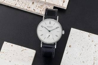 Thumbnail von NOMOS Tangente Glashütte Tangente Stahl Handaufzug Herrenuhr Ref. 139 B&P 2019