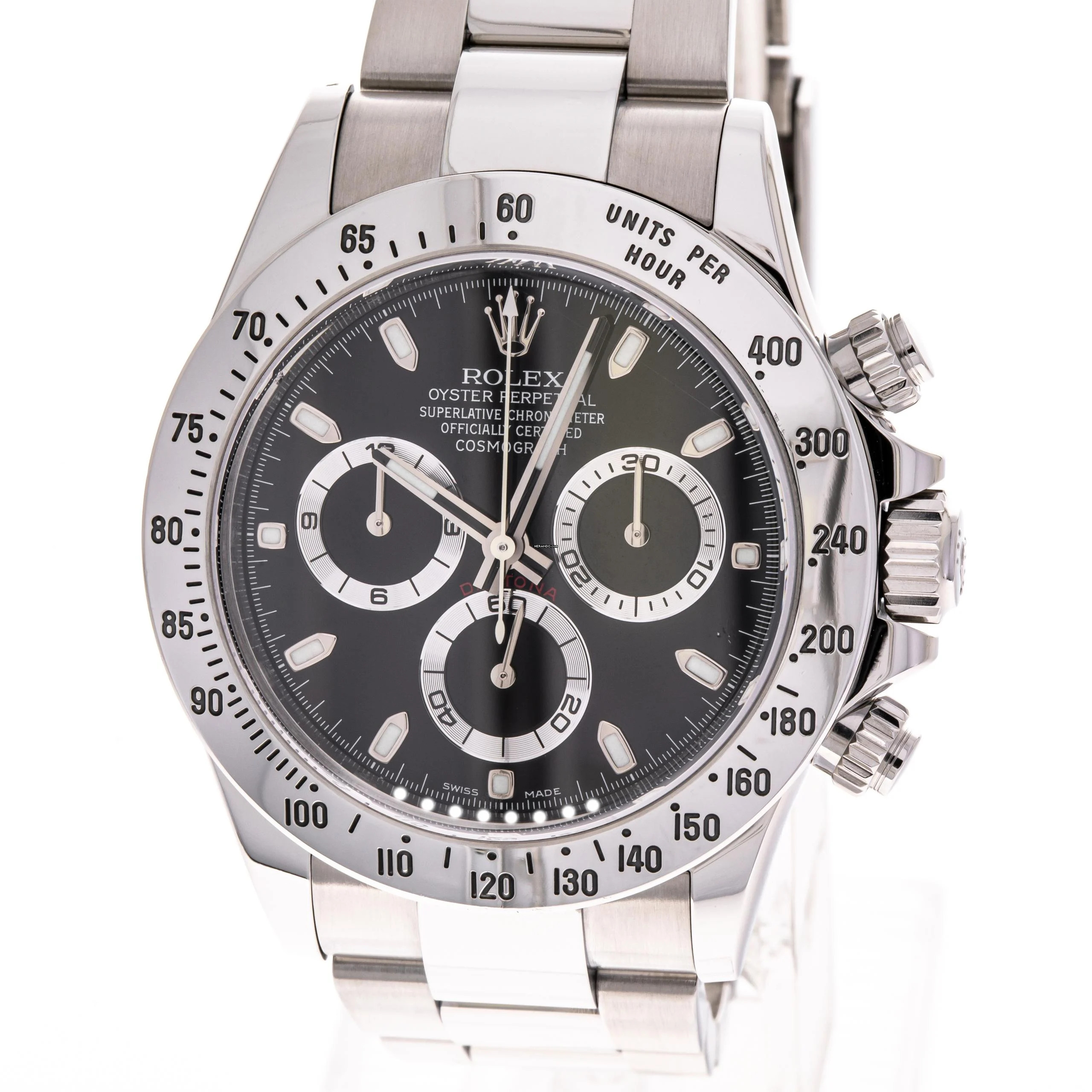 Rolex Daytona Black – 116520 – like NEW – 2010 Full Set Lc100