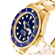Thumbnail von Rolex Submariner Date 41 Yellow Gold Blue – 126618LB – like NEW – 2022 Full Set Lc100