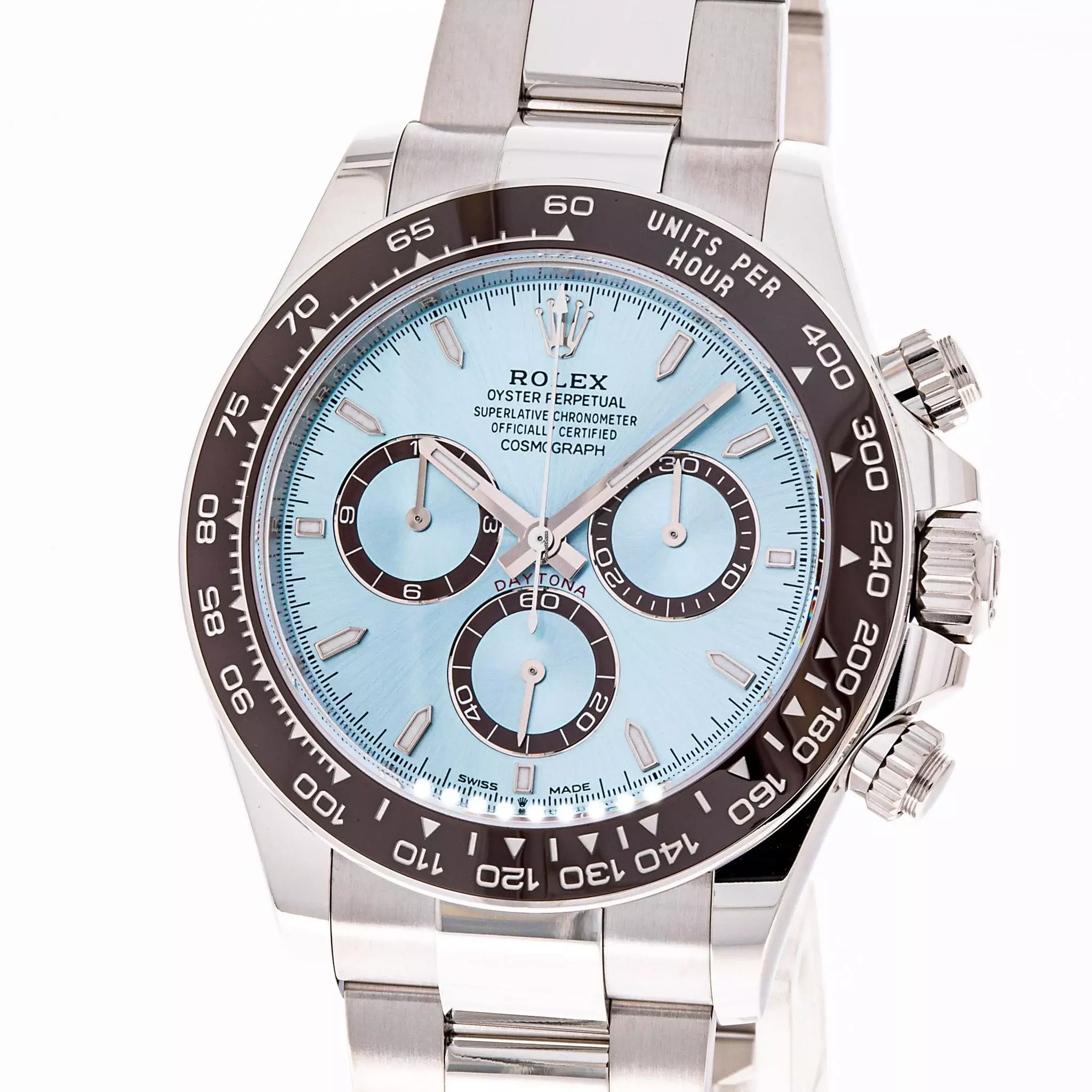 Rolex Daytona Platinum Ice Blue 40 – 126506 – like NEW – 2024 Full Set