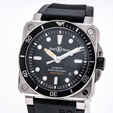  Bell & Ross BR 03-92 Steel Diver 42 – BR0392-D-BL-ST/SRB– NEW & Unworn – 10/2025 Full Set 