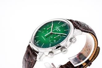 Thumbnail von Glashütte Original Sixties Chrono Green Annual Edition – 1-39-34-05-22-04 – like NEW – 07/2021 Full Set