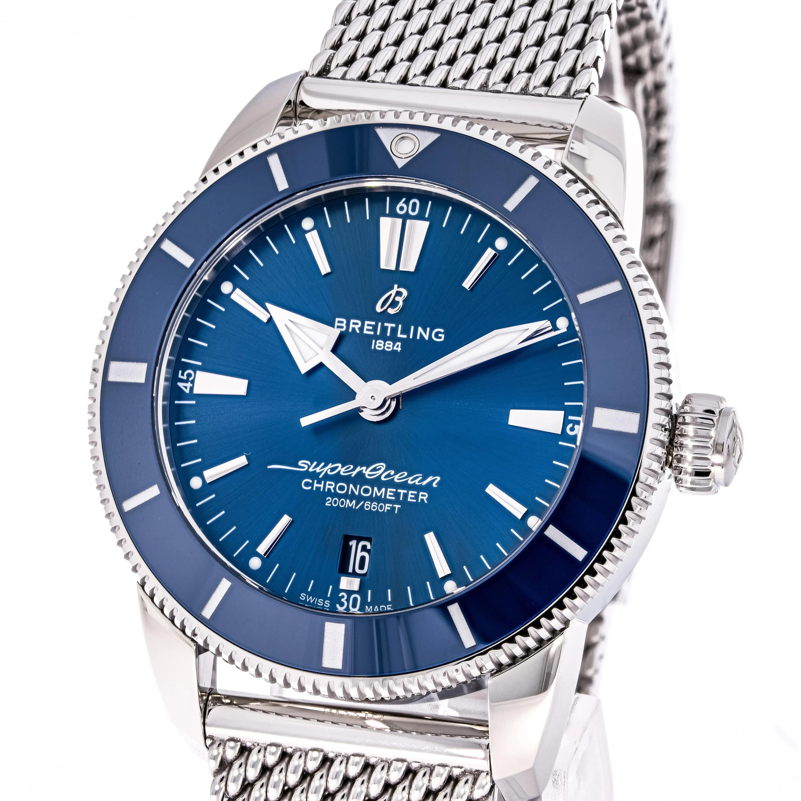 Breitling Superocean Heritage B20 44 Blue – AB2030161C1A1 – NEW & Unworn – 2025 Full Set
