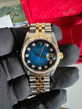 Thumbnail von Rolex Datejust 36 Blue Diamond Bi-Color Garantiebeleg und Betriebsanleitung