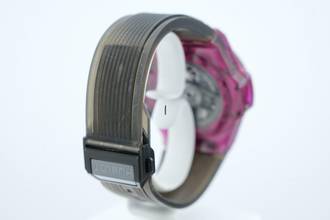 Thumbnail von Hublot Big Bang Unico 45mm Red Sapphire - With Box And Papers - With Additional Hublot Velcro Strap - 24 Months Warranty 411.JR.4901.RT