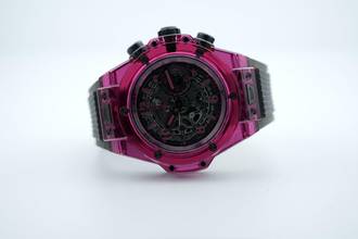 Thumbnail von Hublot Big Bang Unico 45mm Red Sapphire - With Box And Papers - With Additional Hublot Velcro Strap - 24 Months Warranty 411.JR.4901.RT