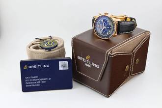 Thumbnail von Breitling Navitimer Cosmonaute B12 Chronograph 41 Rose Gold - Unworn With Stickers - RB12302A1L1P1 2024