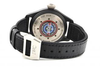 Thumbnail von IWC Große Fliegeruhr Top Gun Big Pilot Top Gun - Perpetual Calendar In Ceramic - With Box And Papers - IW502902