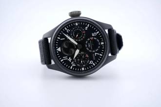 Thumbnail von IWC Große Fliegeruhr Top Gun Big Pilot Top Gun - Perpetual Calendar In Ceramic - With Box And Papers - IW502902