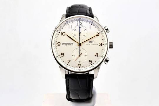  IWC Portugieser Chronograph 40MM Chronograph Like New Box+Papers IW371404 2014 