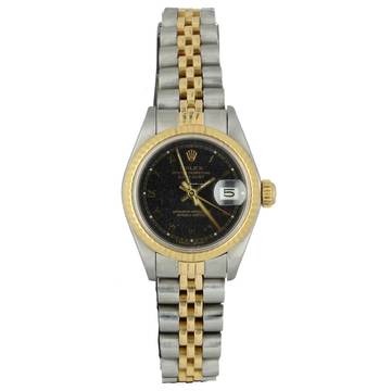  Rolex Lady-Datejust 26 Ref.69173 Full Set Black Roman Dial 