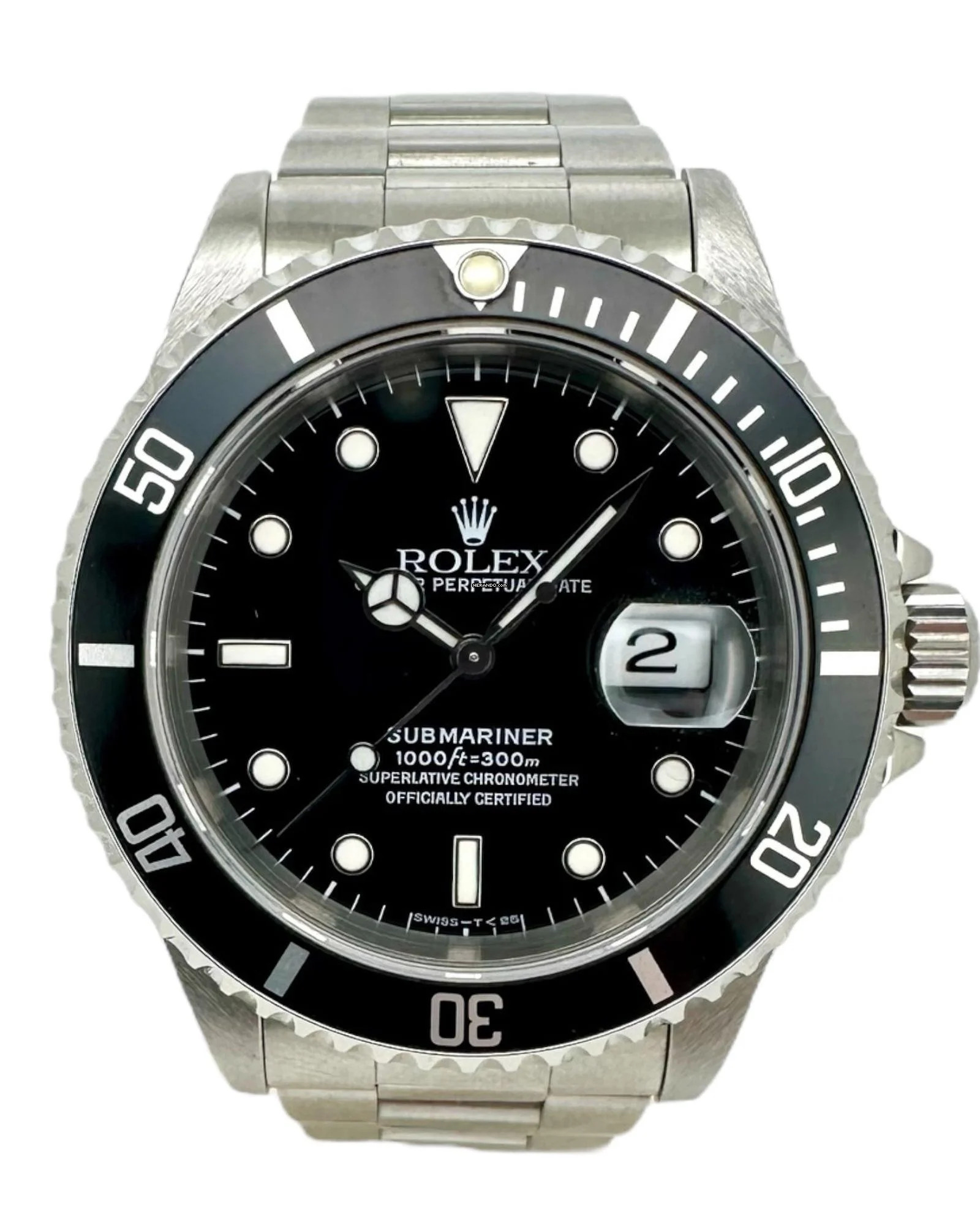 Rolex Submariner Date Jahr 1995 Referenz 16610
