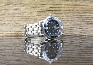 Thumbnail von Omega Seamaster Diver 300 M Quarz 36MM James Bond - Blue Wave Dial - Vintage