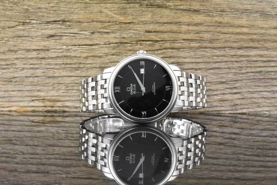  Omega De Ville Prestige Co Axial 40MM Black Dial Automatik - Full Set 2020 