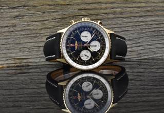 Thumbnail von Breitling Navitimer 01 Panda Dial 18k Roségold unpoliert RB012012 Full Set