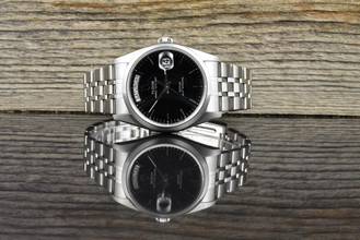 Thumbnail von Tudor Prince Date Day 76200 Black Dial Automatik Box & Papiere 2010