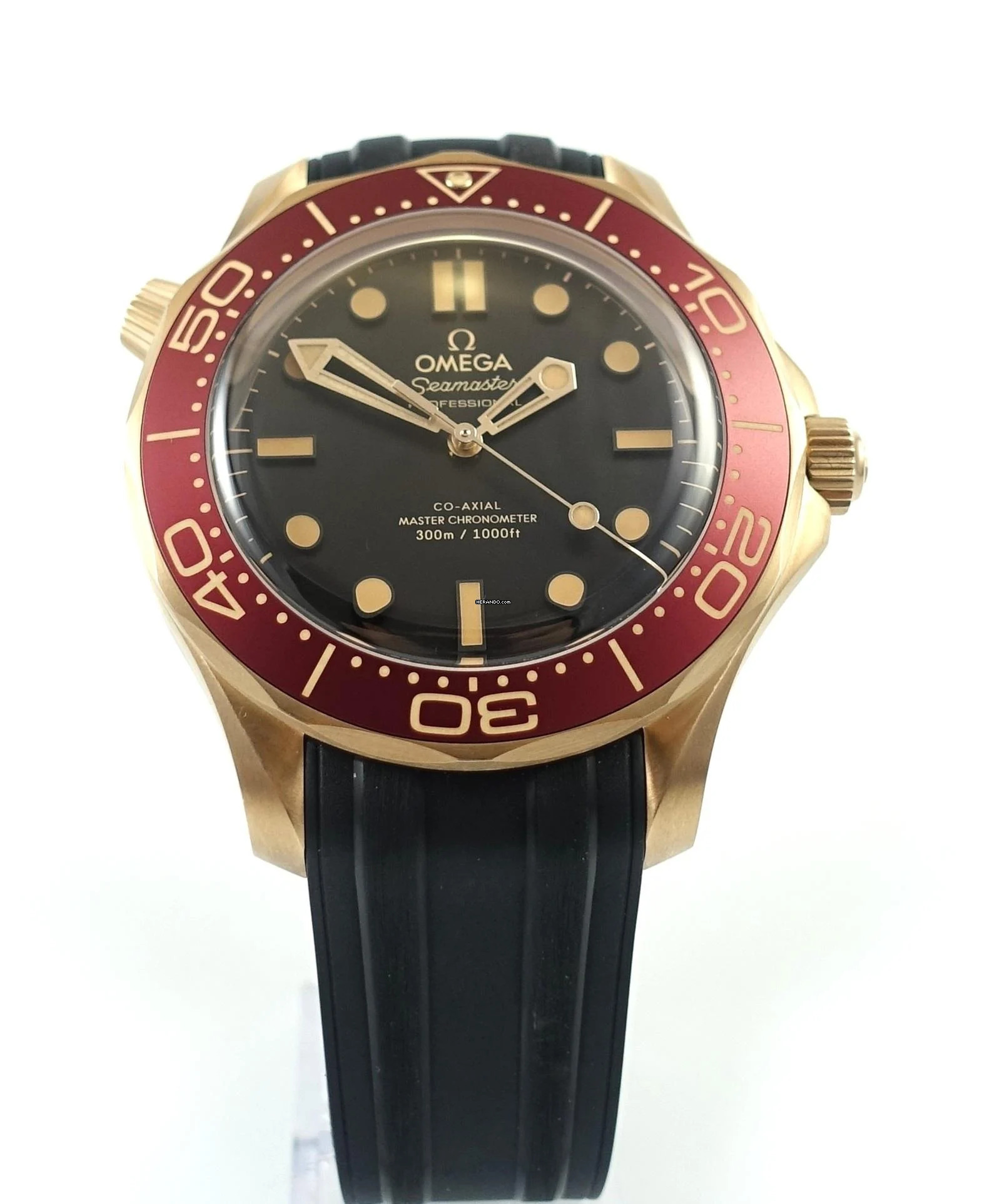 Omega Seamaster Diver 300 M Bronze-Gold 42MM New Watch with Box and Papers