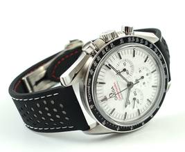 Thumbnail von Omega Speedmaster Professional Moonwatch White New Watch with Box and Papers