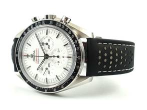 Thumbnail von Omega Speedmaster Professional Moonwatch White New Watch with Box and Papers