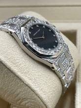 Thumbnail von Audemars Piguet Royal Oak in Whitegold 18Kt. Factory Diamond Dial - in Top Condition After Market Diamonds