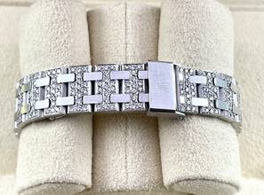 Thumbnail von Audemars Piguet Royal Oak in Whitegold 18Kt. Factory Diamond Dial - in Top Condition After Market Diamonds