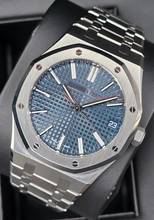 Thumbnail von Audemars Piguet Royal Oak 41mm 15510ST.OO.1320ST.06 Blue Dial Very Good Full Set 2023