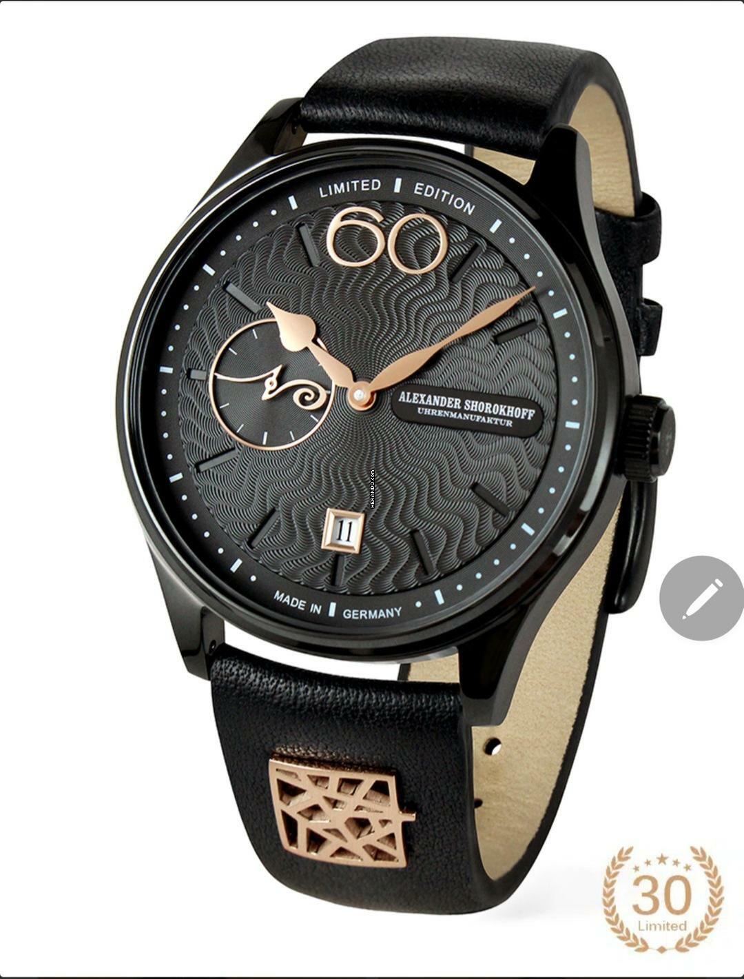 Alexander Shorokhoff Neva Black AS.NEV04-4 - Limitierung 30 Stück