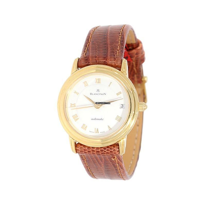 Blancpain Villeret Damenarmbanduhr Villeret Automatik aus 750 Gelbgold
