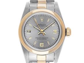 Thumbnail von Rolex Oyster Perpetual Lady Ref.67183 1997 Full Set sehr gut Vintage