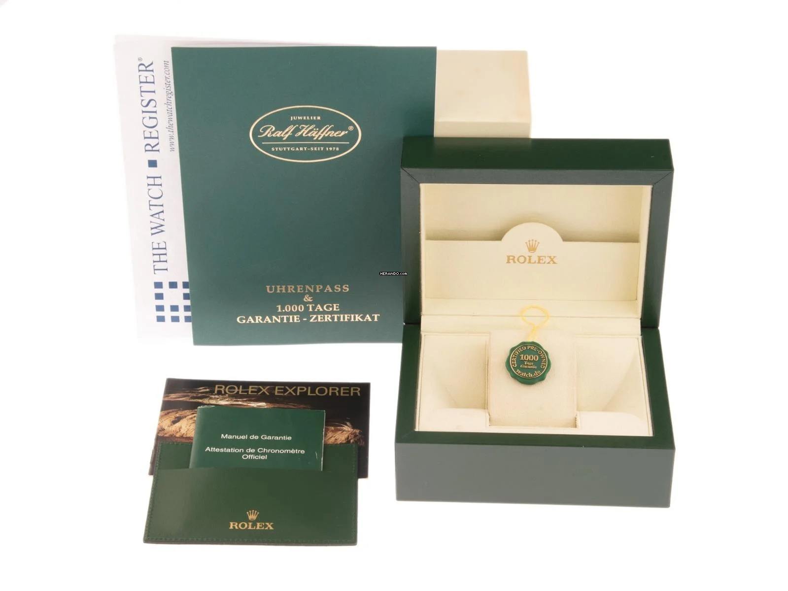 Rolex Explorer I Ref.114270 2002 Box&Beschreibung wie Neu Vintage