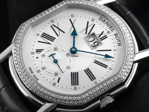 Thumbnail von Daniel Roth Datomax Diamanten 1,76ct Ref.208.X.70 2010 Full Set wie Neu Vintage