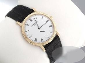 Thumbnail von Patek Philippe Calatrava 3520d 1994 Gelbgold 750 Handaufzug Gold