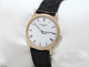 Thumbnail von Patek Philippe Calatrava 3520d 1994 Gelbgold 750 Handaufzug Gold