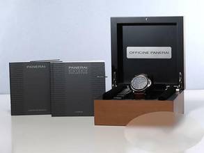 Thumbnail von Panerai Luminor Base Logo Marina Base Logo 44mm Pam00000 2012 Edelstahl Handaufzug Steel Black Dial