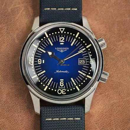  Longines Legend Diver Blue NEW FULL SET 