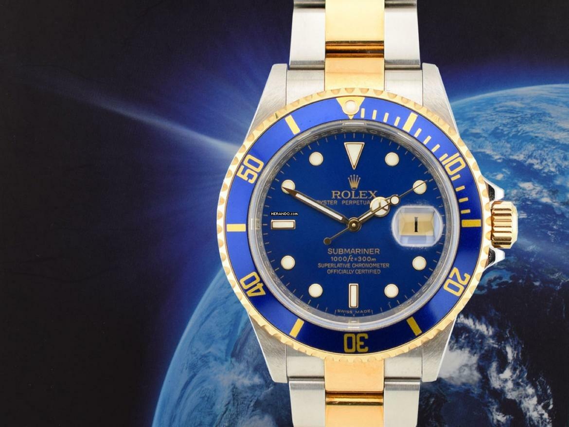 Rolex Submariner Date 16613 Like New Full Set Card Ita 2012